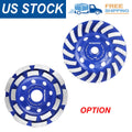 WORKPRO 4.5 Inch Diamond Wheel Cold Pressed Segmented Spiral Turbo Grinding Disc