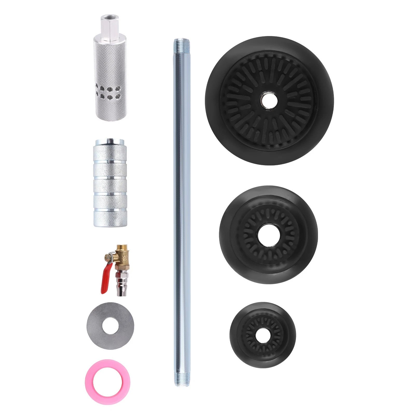 Air Pneumatic Dent Puller Car Auto Body Repair Suction 3PC Cup Slide Tool Hammer