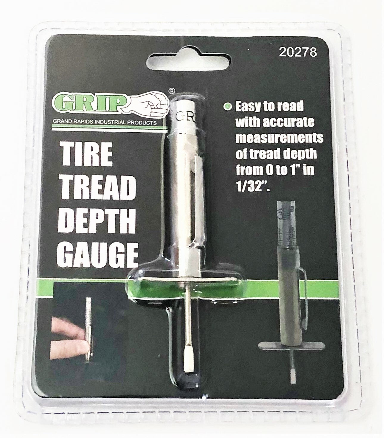 Grip Tools Tire Tread Depth Gauge