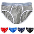 Men's Soft Cotton Briefs Underwear Simple Sports Style M 2xl Available