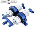 Twin Bosch 0580464200 Fuel Pump Billet Assembly AN-8 Swivel Banjo In /