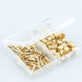 Brake Hose Olives Connecting Insert 60sets Bike Brass Golden High