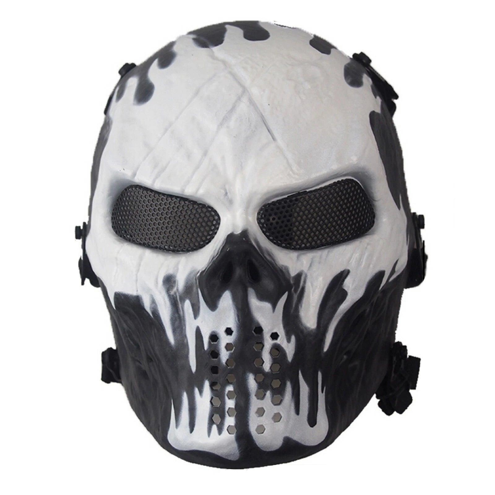 Airsoft Paintball Tactical Full Face Protection Skull Mask Skeleton