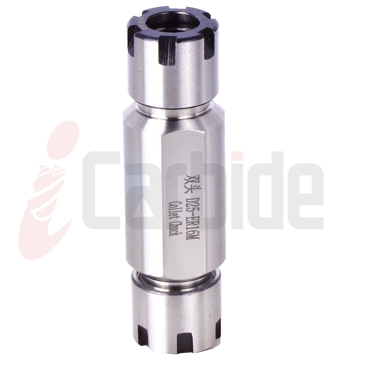 25 Straight Shank Er16m 44l Double End Collet Tool Holder CNC