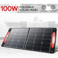 Outdoor Camping Travel Home Garden 100W Portable Solar Panel Kit W/