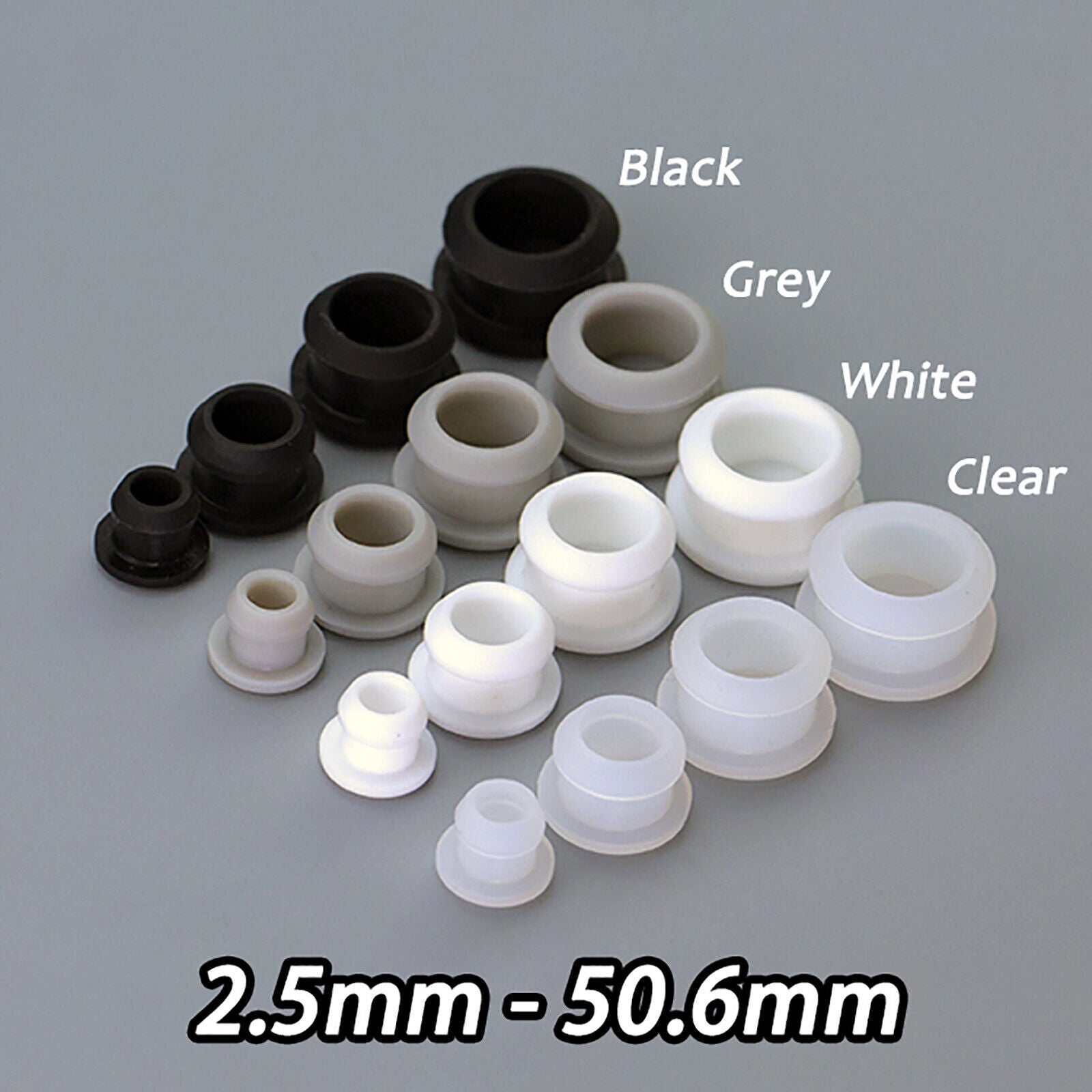 2.5-50.6mm Silicone Rubber End Caps
