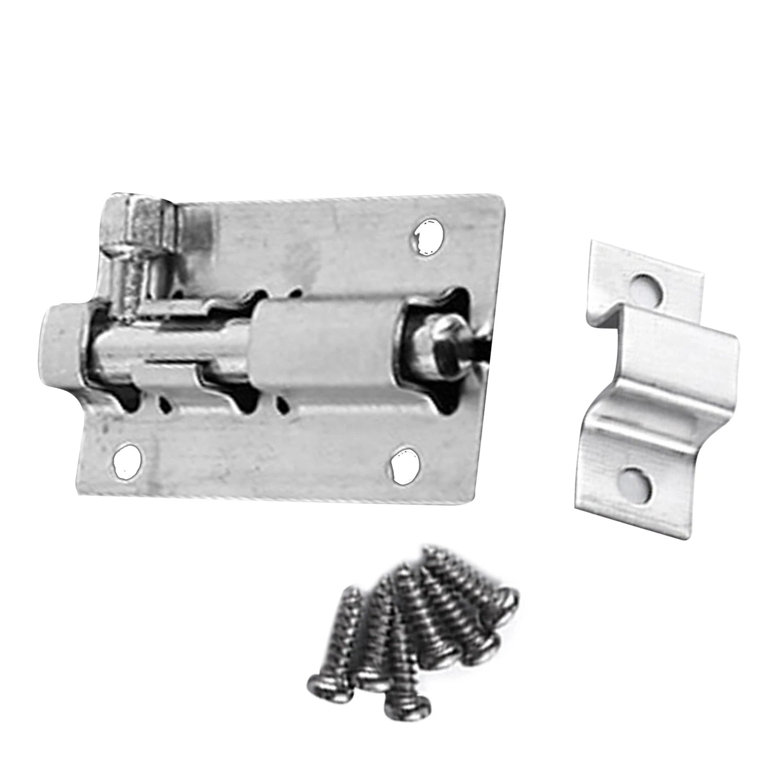 2/3/4/5 Inch Door Latch Sliding Lock Bolt Latch Hasp Staple Gate