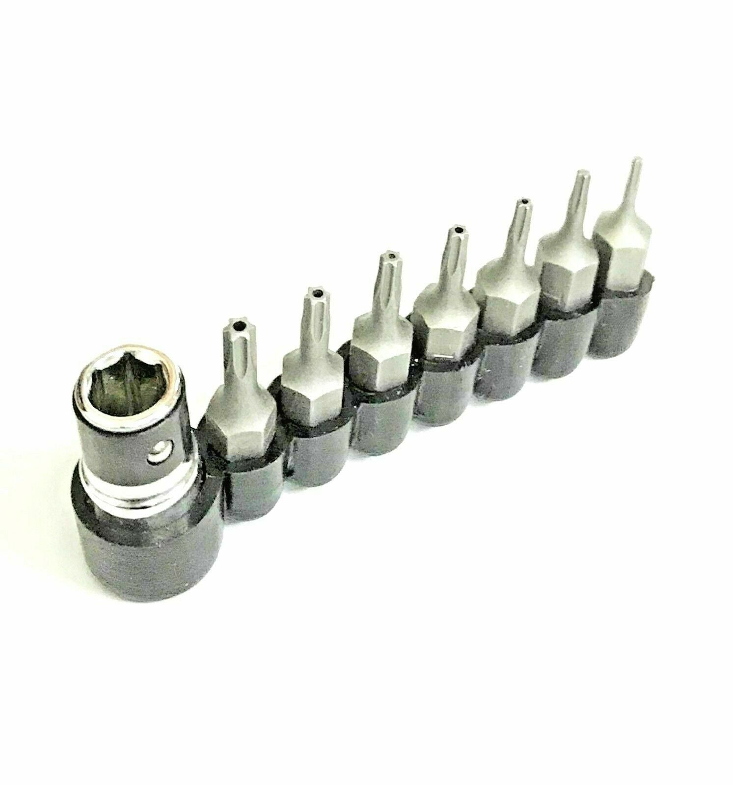 Tamper Proof Star Bit Adapter Set 8pc