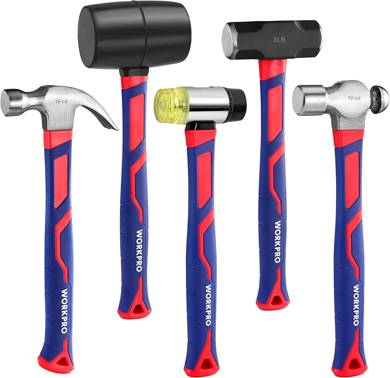 WORKPRO Hammer Set 5-PC by WORKPRO
