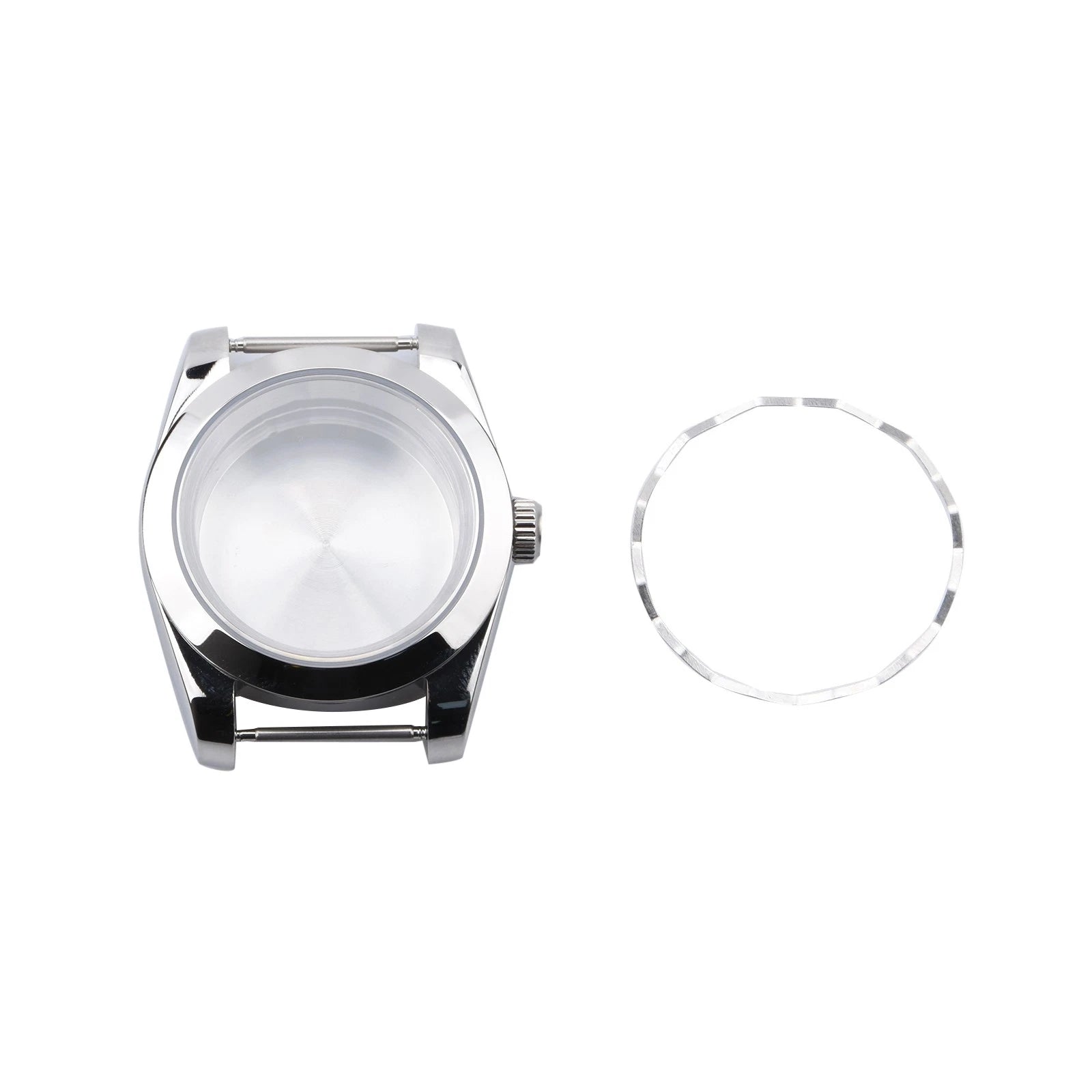 39mm 5atm Life Waterproof Sapphire Glass Steel Watch Case For Seiko