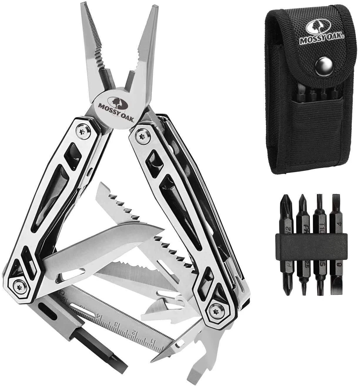 Mossyoak 21-in-1 Multi Tool Utility Pocket Knife Screwdriver Pliers