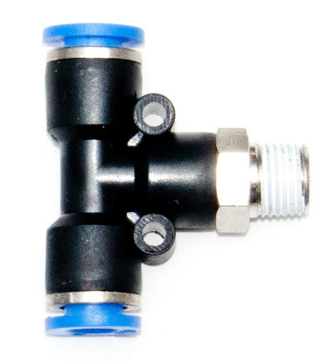 Tube fitting Male Branch Tee push to connect, 1/4" Tube x 1/8" NPT 5