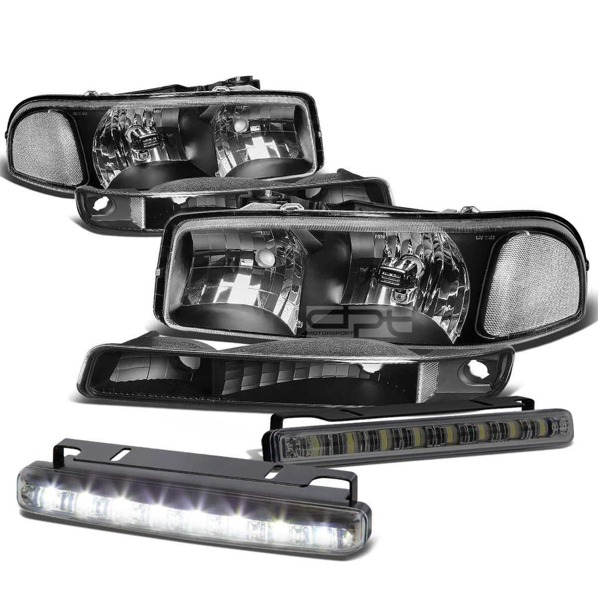 Black Housing Head+bumper+si<wbr/>gnal+smoke Led | Built Supply Co