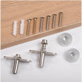 For Room Divider Swivel Hinge Pair 360 Rotation Concealed Mount Metal