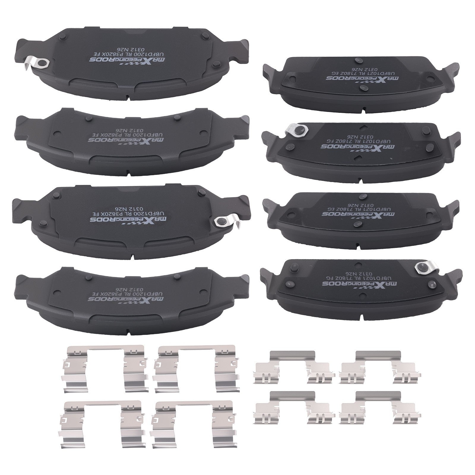 Front Rear Disc Brake Pads Set for Cadillac Escalade ESV2008-2014