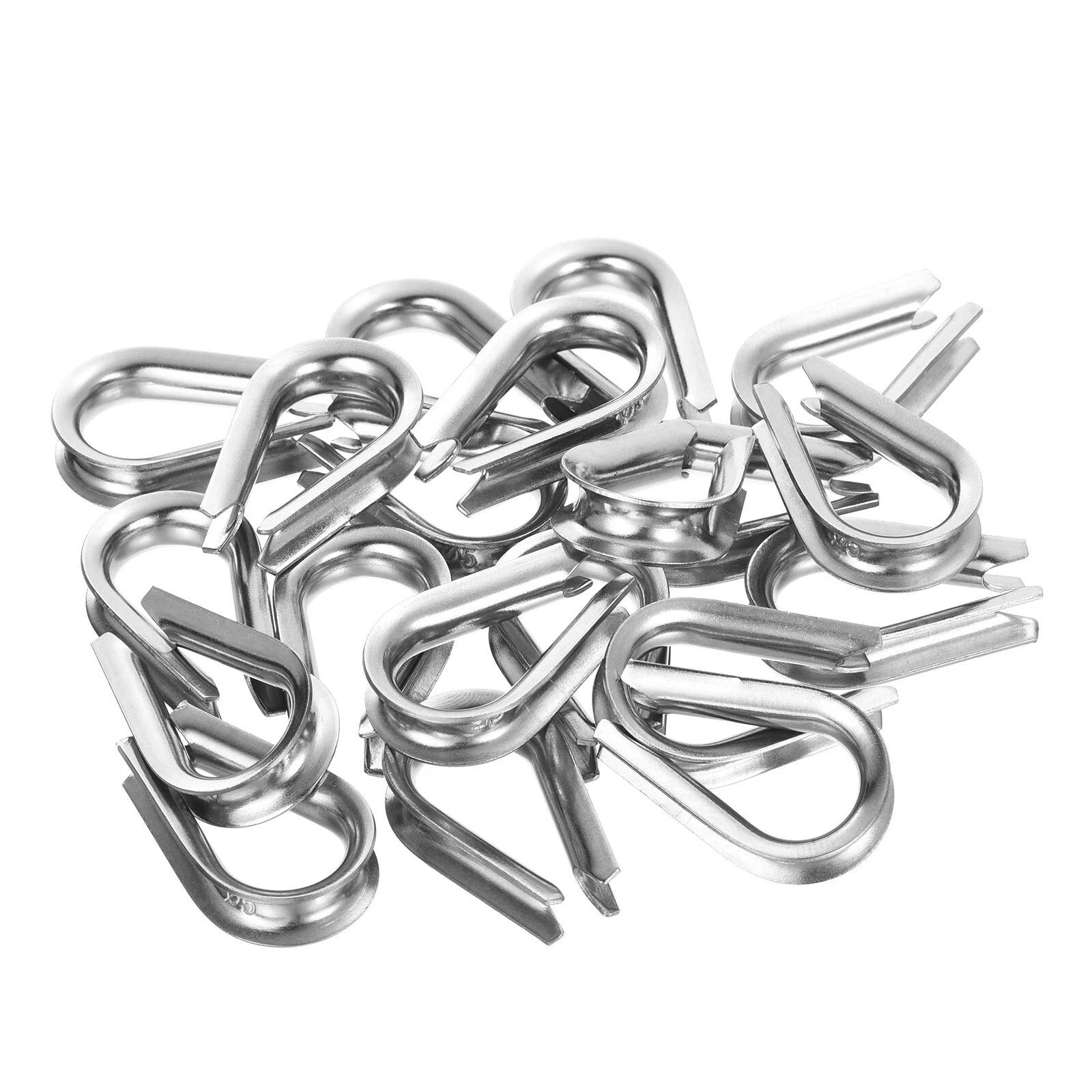 3/32 Inch Wire Rope Thimble Light Duty Grade 316 Stainless Steel