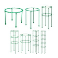 Green Plastic Plant Support Ring And Rod Set For Indoor Outdoor