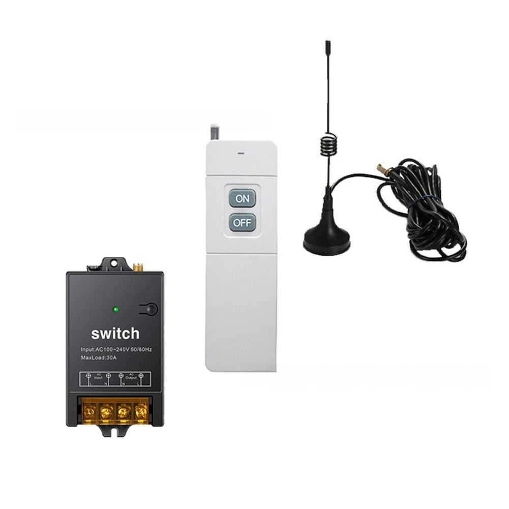 Wireless Remote Switch 30a 100 240V Ac Rf433mhz Single Channel For