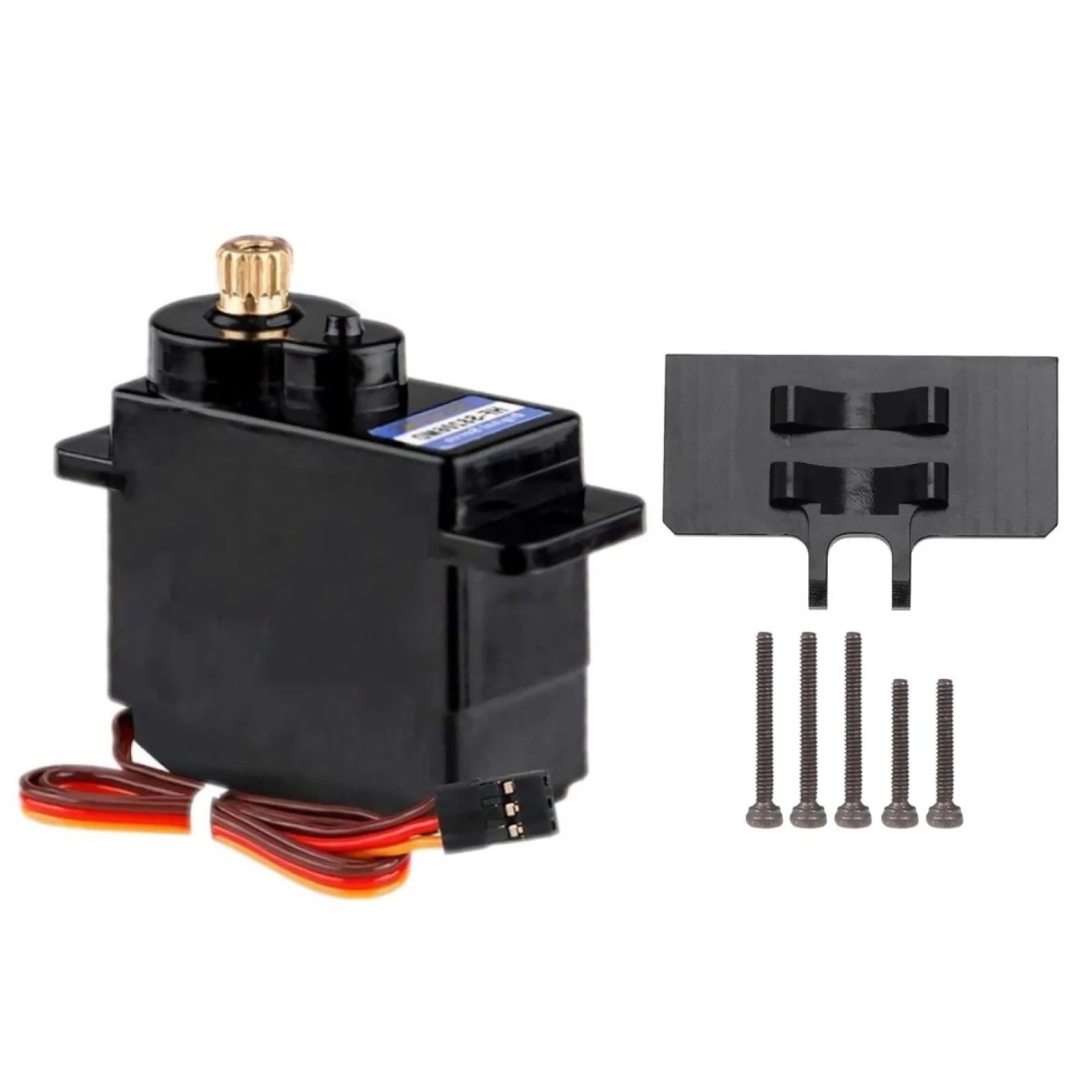 Diy Metal Gear Digital Servo&mount Base Kit For Axial Scx24 90081