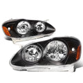 Fit 2003-2008 Toyota Corolla Pair Black Housing | Built Supply Co