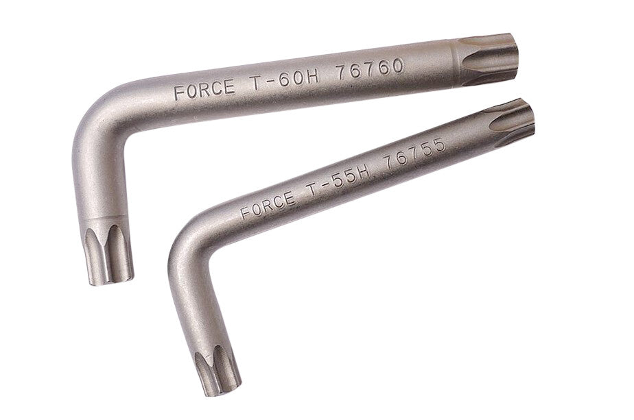 S2 Steel L Torx Tamperproof Torque Star Key Wrench Option:T6H-T60H