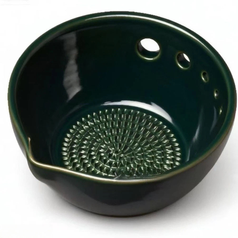 Handmade Garlic Grater And Herb Bowl For Fresh Herbs Garlic And