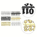 Diy Clock Numbers Roman Numeral Replacement Parts Wall Clock