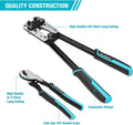 DURATECH Heavy Duty Battery Cable Lug Crimping Tool by DURATECH