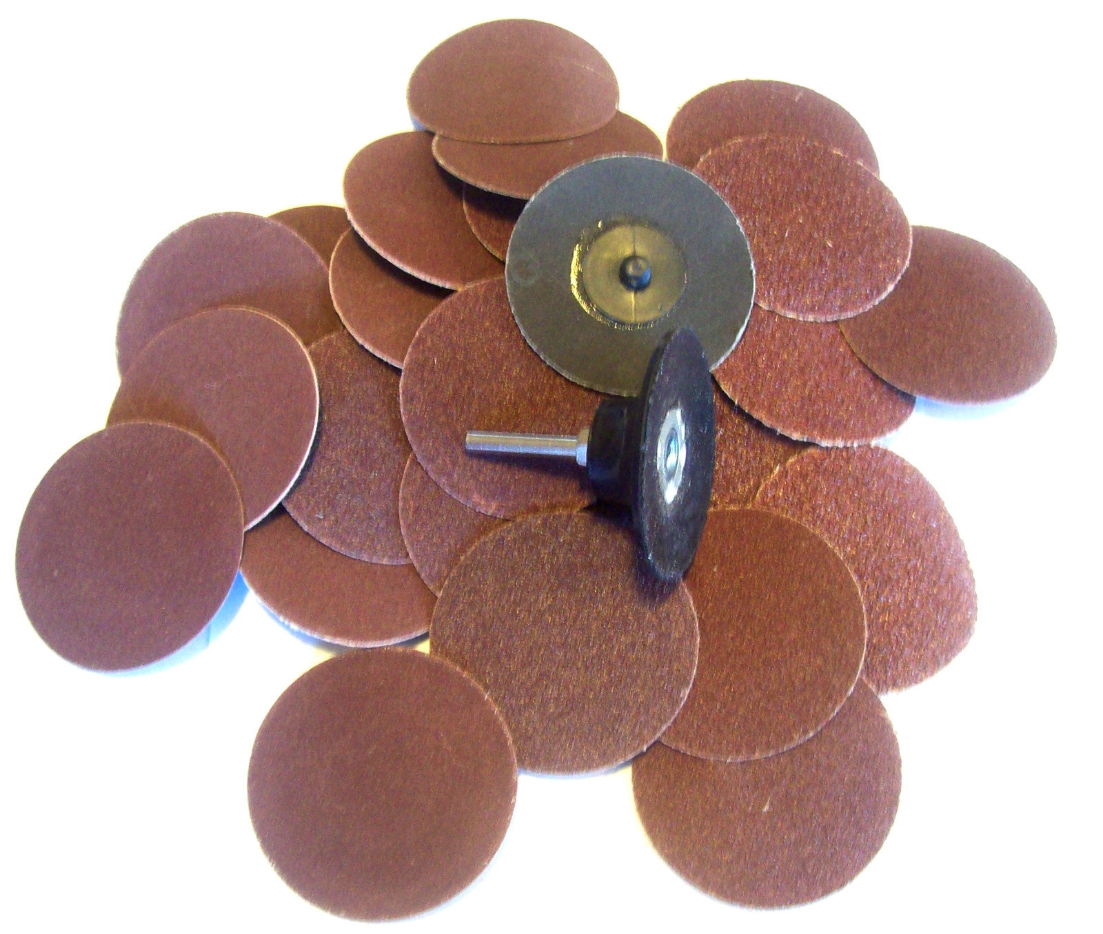 25 IIT 3" Roll & Lock Assorted Grit Sanding Abrasive Discs by IIT
