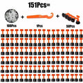 Tile Leveling System Reusable Flat Ceramic T-lock Locator Spacer