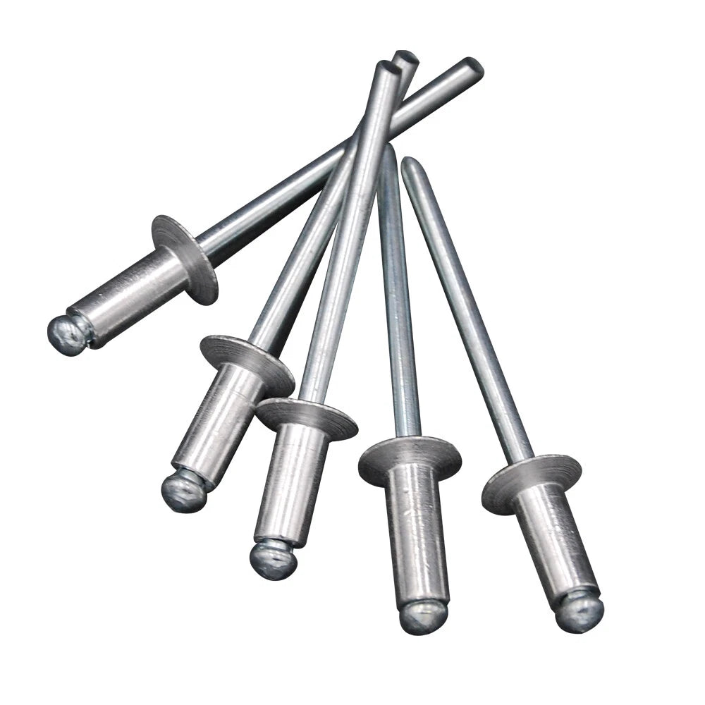 M6 Diameter Aluminum Open End Countersunk Blind Pop Rivets Iso 15977