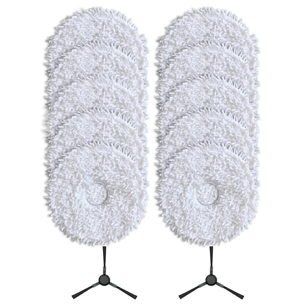 Microfiber Mop Cloth And Side Brushes Kit For Eureka For V15 Pro J15