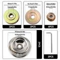 For Lawn Mower Repair Kit Includes 14 Essential Replacement Components