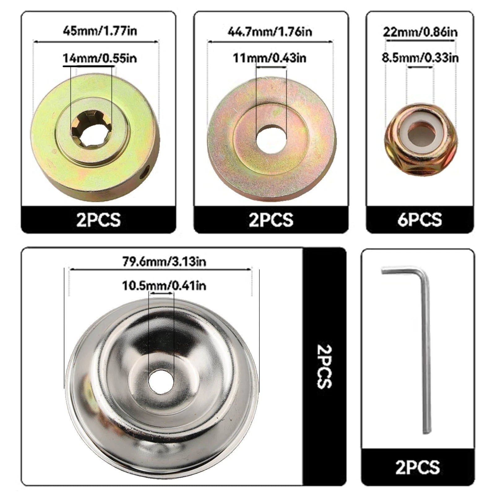 For Lawn Mower Repair Kit Includes 14 Essential Replacement Components
