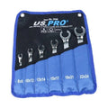 Us Pro Flare Nut Wrench Set Brake Pipe Line Spanner Metric 8-24mm 6