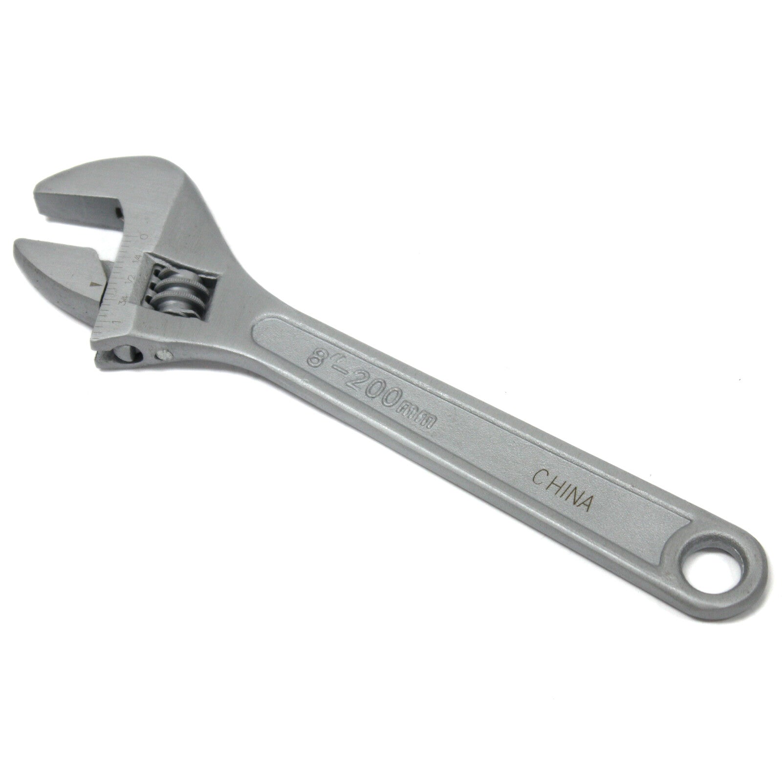 8" Adjustable Wrench SAE Wide Opening Jaw Hand Wrench by Unbranded