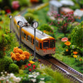 Brand New Model Light Platform Clock Lamp Model Railway Railway Abs