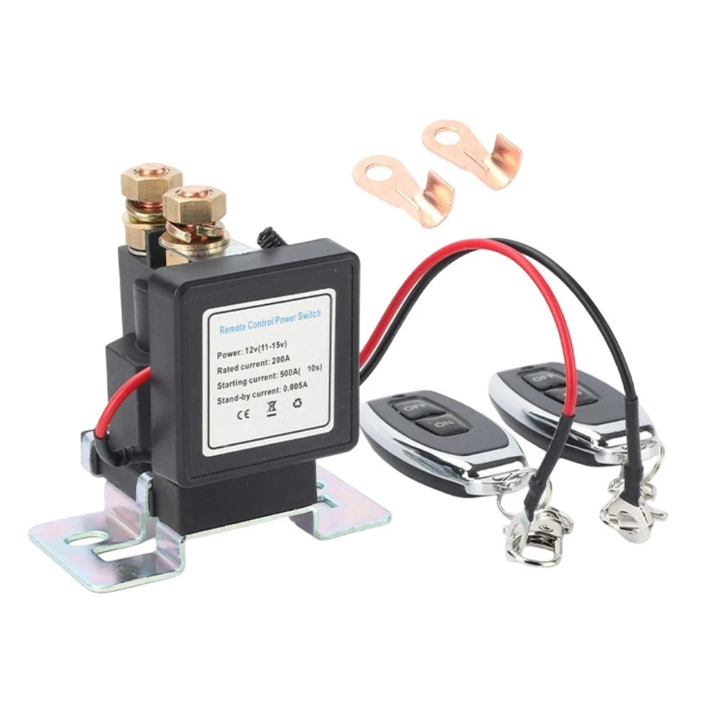 Car Starter Relay Remote Engine Disable Compact 3.5x2.5x1.2 In