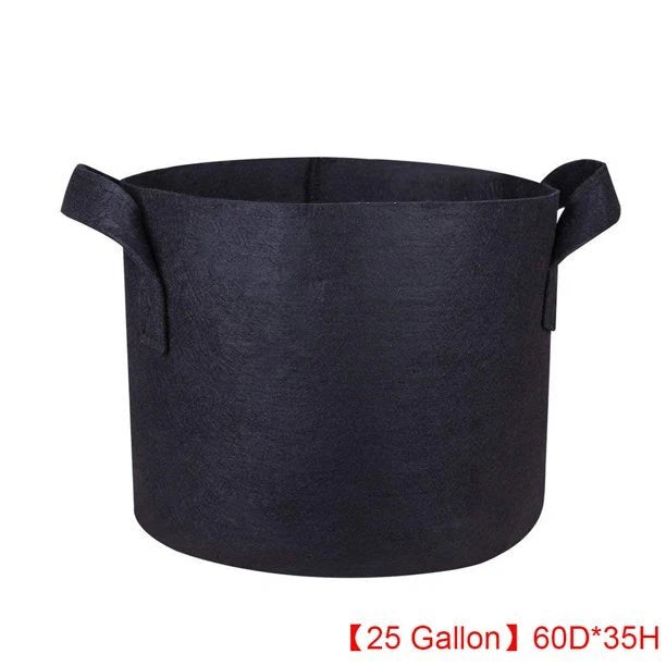 25 Gallon Grow Bags Cloth Planting Fabric Pot Growing Pouches Healthy