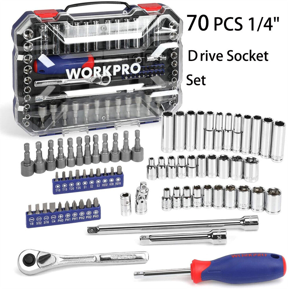 WORKPRO 12-in-1 Magnetic Stubby Ratcheting Screwdriver by WORKPRO