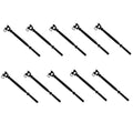 Hand Swage Jaw Life Line Turnbuckle For 1/8" Cable Rail,black Oxide