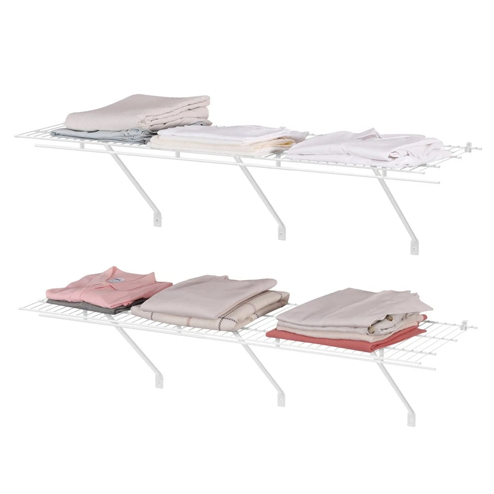 Haushof 2-packs 4ft X 16in Closet Shelves Wall | Built Supply Co