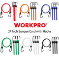 WORKPRO 4PC 24" Bungee Cord Set by WORKPRO