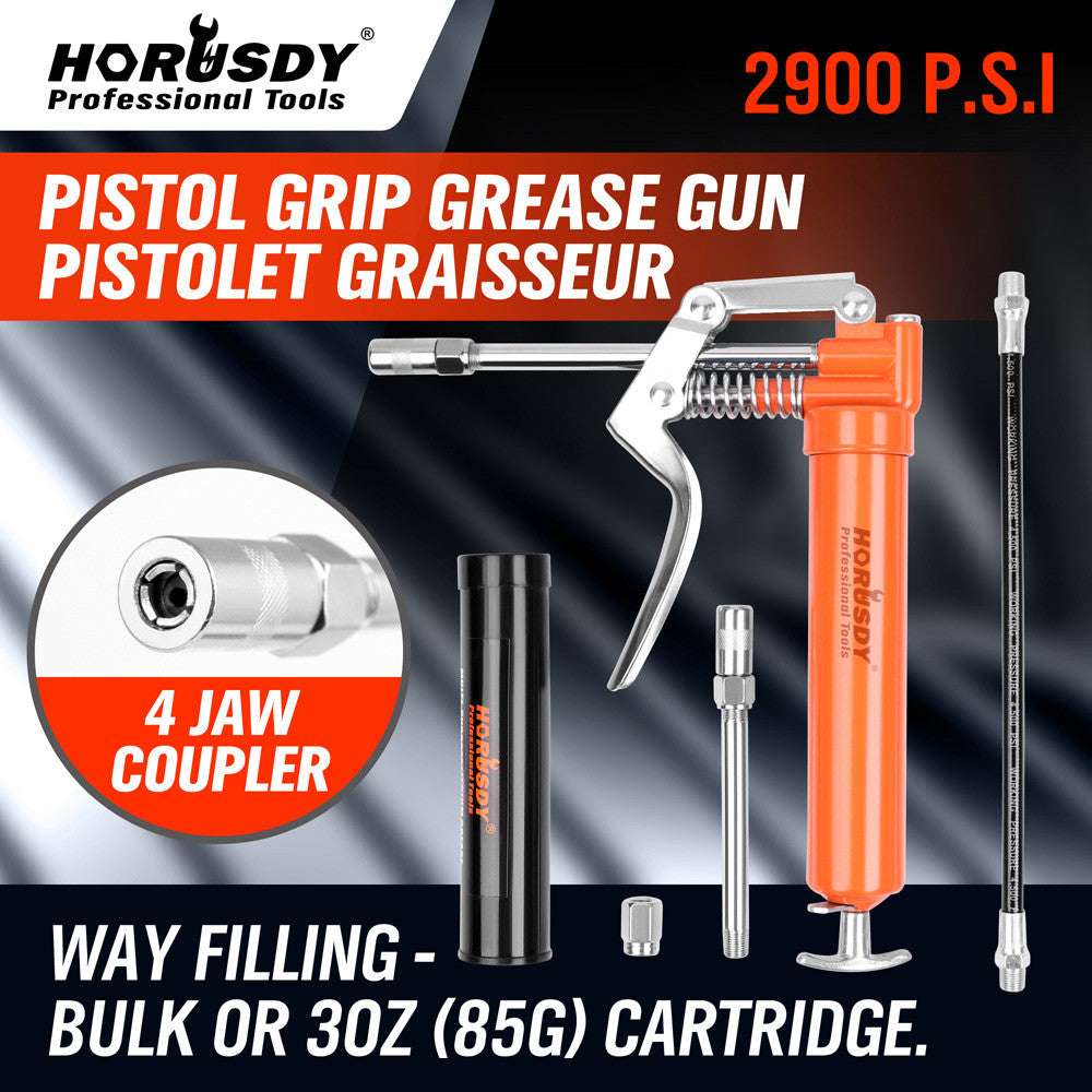 Mini Grease Gun Pistol Grip W/ 3 Oz Lubricating | Built Supply Co