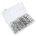 150pc Nylon Lock Nut Assortment - Hardware Kit