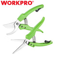 Workpro Garden Pruning Shear 8.5" Straight Blade Scissor & 8" Bypass