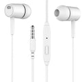 Sleek In Ear Earphones With Built In Mic & Stylish Design