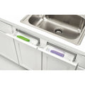 Rev-a-shelf 6572-11-52 6572 White 11 Inch Wide Sink Front Tip Out Two