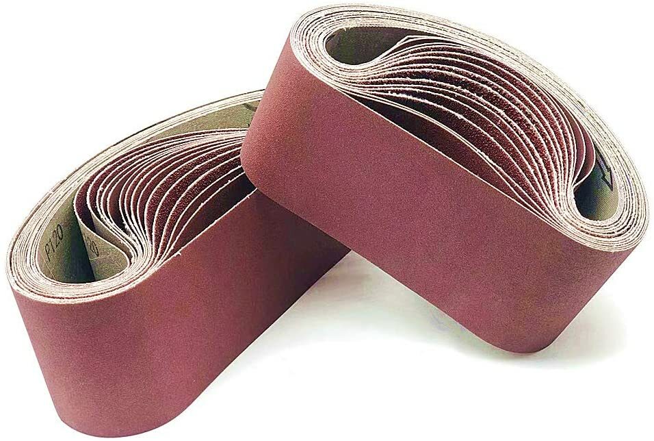 20PCS 3" x 21" Sanding Belts 40 60 80 120 150 240 400 Grit Belt Sander