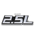 Metal Bumper Body Grill Emblem Decal Sticker Logo Badge Chrome Black